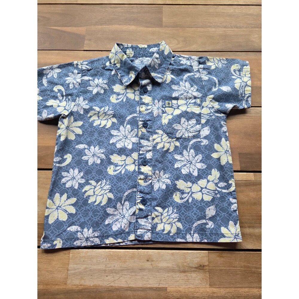 Vintage Children's Place Hawaiian Shirt, sz 12M